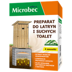 Microbec preparat do latryn i suchych toalet 4x30 g