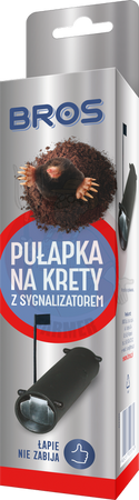 PUŁAPKA NA KRETY Z SYGNALIZATOREM BROS