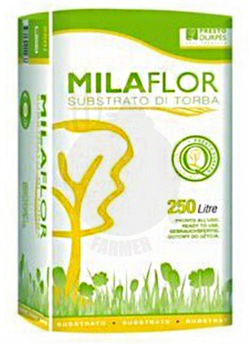 Substrat torfowy odkwaszony Milaflor frakcja 0/30 mm pH 5,5 - 6,5 250 L z nawilżaczem