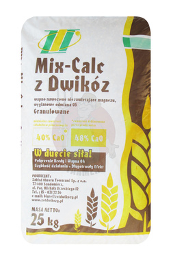 Mix-Calc z Dwikóz wapno nawozowe granulowane 25 kg