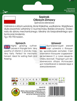 Szpinak Olbrzym Zimowy Oża 20 g PNOS