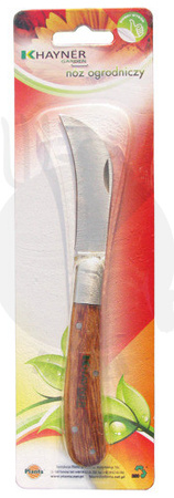 NÓŻ OGRODNICZY Z ZAGIĘTYM OSTRZEM