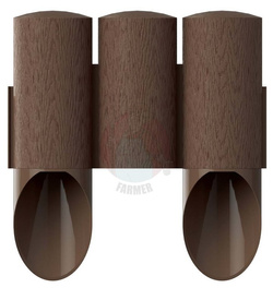 PALISADA OGRODOWA 3 MAXI BRĄZ