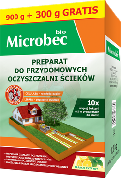 Microbec Bio 900 g + 300 g Zapach Cytryny