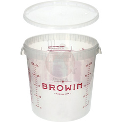 Pojemnik fermentacyjny z pokrywką i rurką kompletny