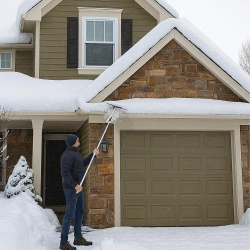 Zgarniacz teleskopowy do odśnieżania dachu 148 - 480 cm