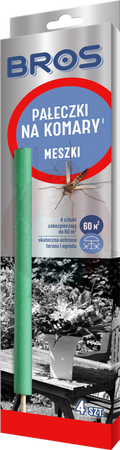 Pałeczki na komary Bros 4szt.