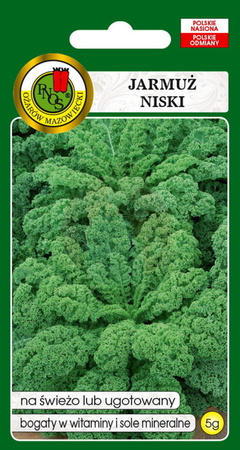 Jarmuż niski Dwarf Green Curled 5 g