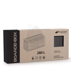 Skrzynia ogrodowa Boardebox 280 L antracyt Prosperplast