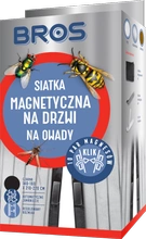 Siatka magnetyczna na drzwi 140-160 x 210-220 cm czarna