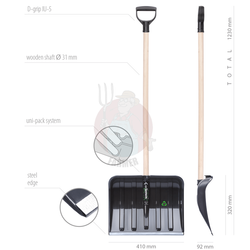 Łopata do śniegu 41 Eco