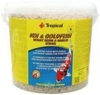 POKARM DLA RYB KOI & GOLDFISH WHEAT GERM&KARLIC STICKS 5L