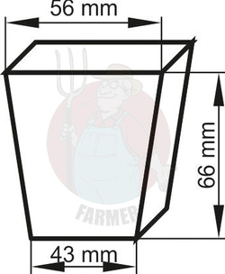 Wielodoniczka 10-cio PACK WD 56x43x66/10 kw.