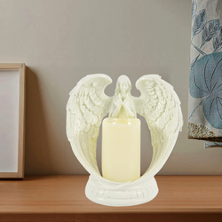 Figurka aniołek LED ze świeczką