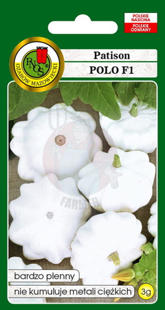 Dynia zwyczajna Patison Polo F1 3 g