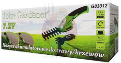 NOŻYCE AKUMULATOROWE DO TRAWY/KRZEWÓW 7,2V