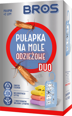 Pułapka na mole odzieżowe Duo + wkłady
