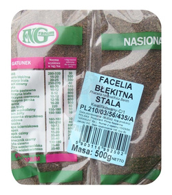 Facelia Stala kwalifikat C1 0,5 kg