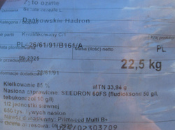 Żyto Dańkowskie Hadron