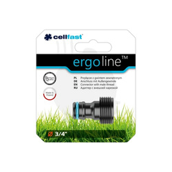 PRZYŁĄCZE Z GWINTEM ZEWNĘTRZNYM 3/4"