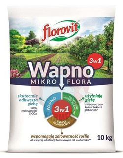 Florovit wapno 3 w 1 Mikroflora 10 kg