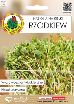 Nasiona na kiełki rzodkiew 20 g PNOS