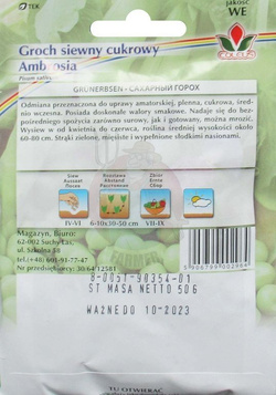 GROCH SIEWNY CUKROWY AMBROZJA 50g