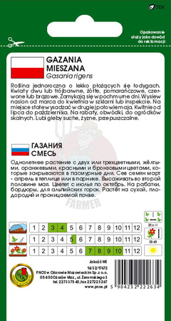 Gazania mieszana 0,8 g