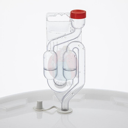 Pojemnik fermentacyjny z pokrywką i rurką kompletny