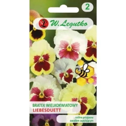 Bratek wielkokwiatowy typ Liebesduett mieszanka 0.4 g Legutko
