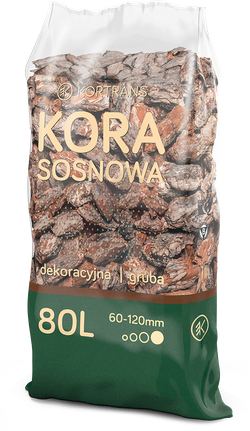 Kora sosnowa dekoracyjna 80 L