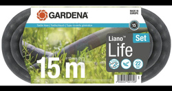 Wąż tekstylny Liano Life 15 m – zestaw