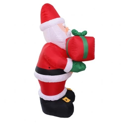 Dmuchany Mikołaj świąteczny LED 135 cm