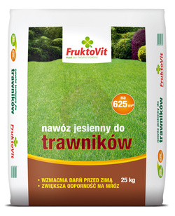 Fruktovit nawóz jesienny do trawników 25 kg
