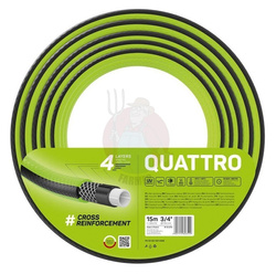 Wąż ogrodowy Quattro 3/4" 15 m