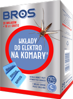 WKŁADY DO ELEKTRO NA KOMARY 20szt.