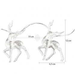 Lampki świąteczne / Girlanda LED Renifery 1,5 m