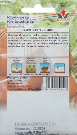RZODKIEWKA KRAKOWIANKA 10g