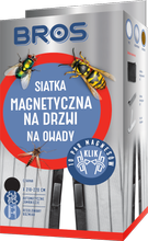 SIATKA MAGNETYCZNA NA DRZWI 80-100 x 210-220 cm czarna