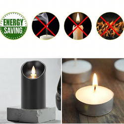 Wkład do zniczy LED 12,5 cm – efekt migającego płomienia