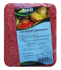 Burak pastewny jednokiełkowy Solidar 250 g otoczkowany