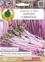 Nasiona na kiełki kapusta czerwona 8 g PNOS