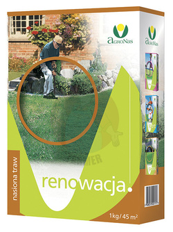 Mieszanka traw gazonowa Renowacja nasiona 1 kg Agronas