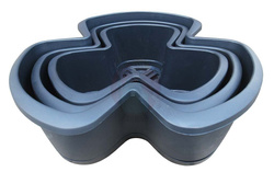 Kaskada Respana Trio antracyt