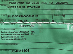 MIESZANKA REKREACYJNA "DYWANIK" 5kg