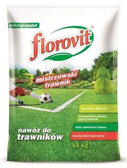 Florovit nawóz do trawników Mistrzowski Trawnik 15 kg