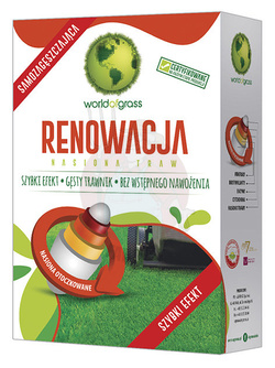 Mieszanka traw gazonowa Renowacja World of Grass 1 kg