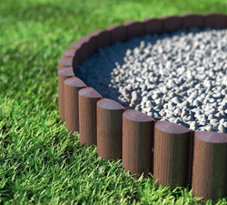 Palisada ogrodowa 4 ECO brąz