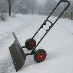 Zgarniacz do śniegu, pług, łopata na kółkach 75 cm