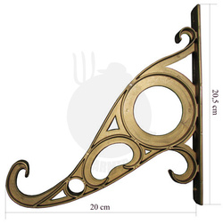 UCHWYT DONICZKI WISZĄCEJ ZŁOTY